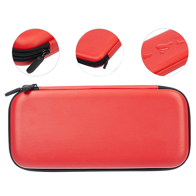Factory Supply Multifunction Zipper Lock Hard Shell Portable Red Switch Game Holder Eva Case